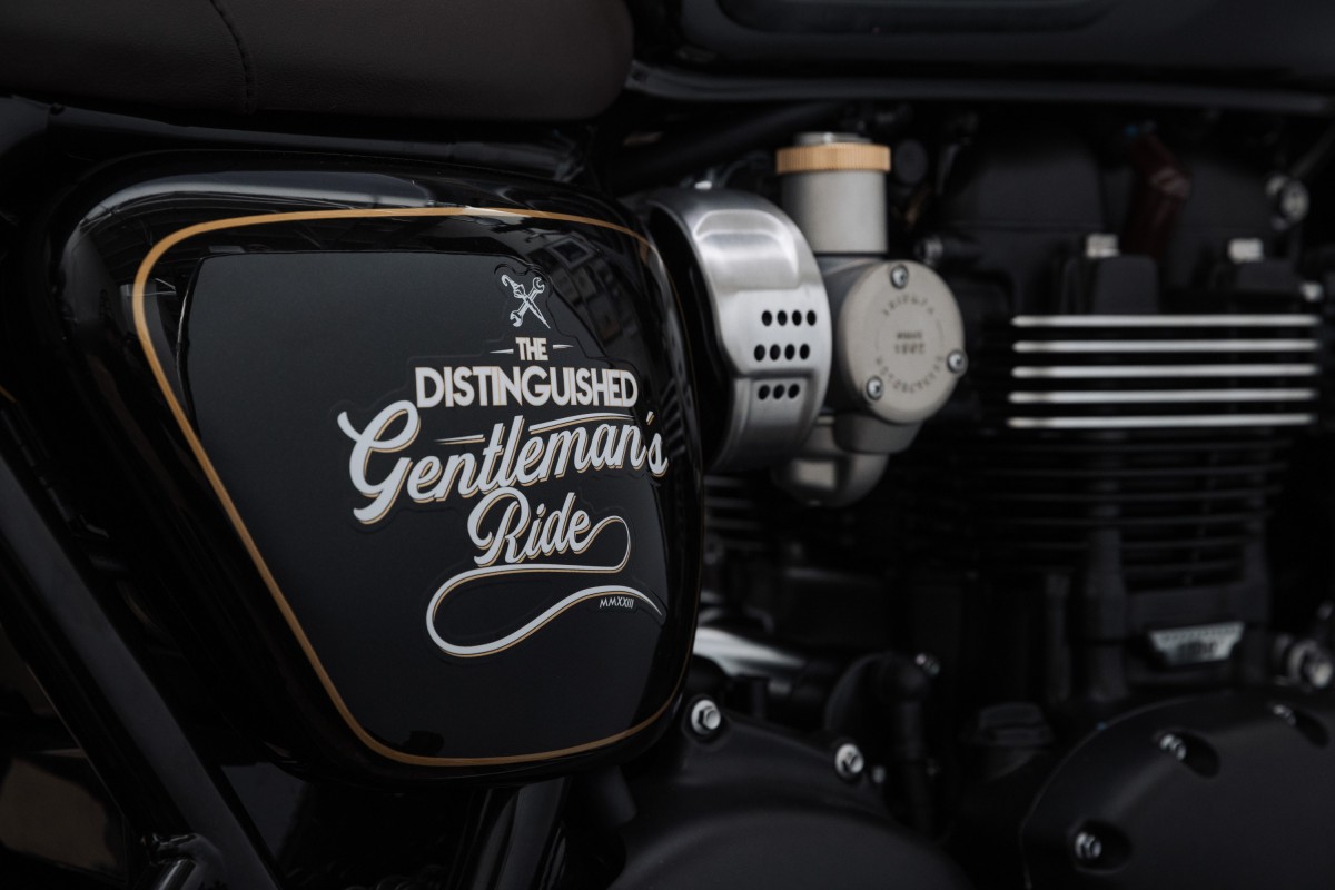 Con Bonneville T120 Black DGR Limited Edition, Triumph celebra una década de la alianza con The Distinguished Gentleman’s Ride