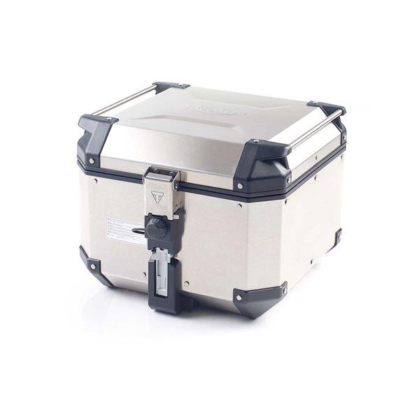 equipaje-triumph-top-box,-aluminium,-silver